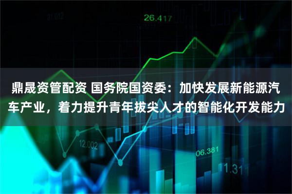 鼎晟资管配资 国务院国资委：加快发展新能源汽车产业，着力提升青年拔尖人才的智能化开发能力